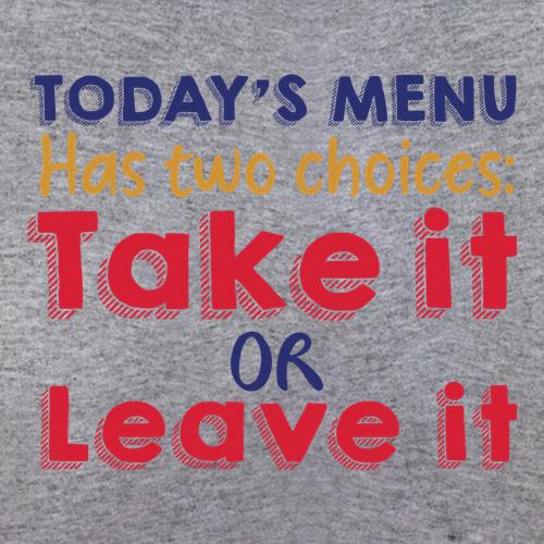 Todays Menu t shirt